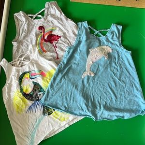 Crazy 8/Childrens Place Girls Sz 10-12 Bundle of Tank Tops